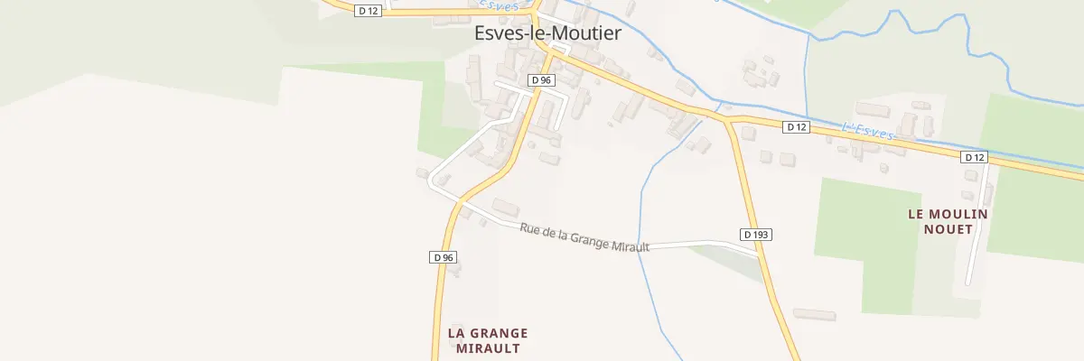 Plan du 8 Rue Jean Batiste Veneau à Esves-le-Moutier