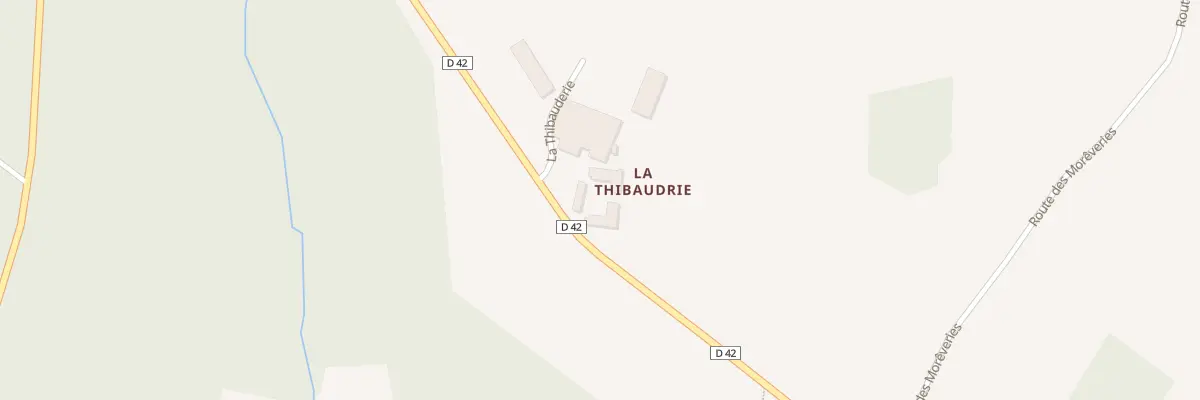 Plan du 186 La Thibaudrie à Boussay