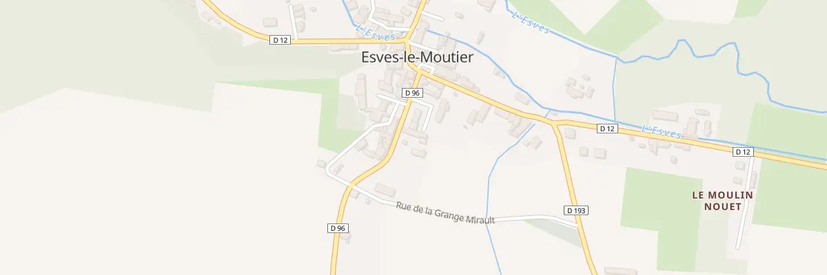 Plan du 4 Rue Jean Batiste Veneau à Esves-le-Moutier