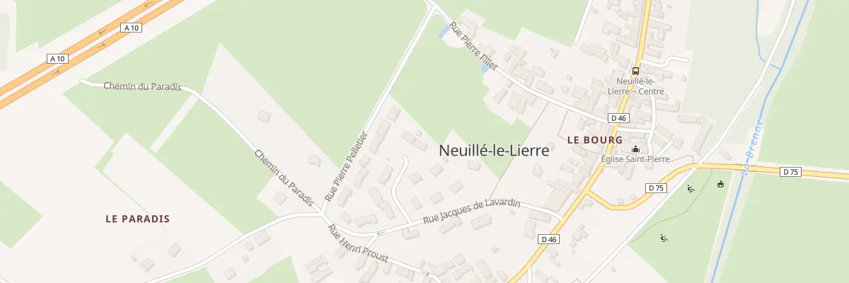 Plan du 4 Imp François Moreau à Neuillé-le-Lierre