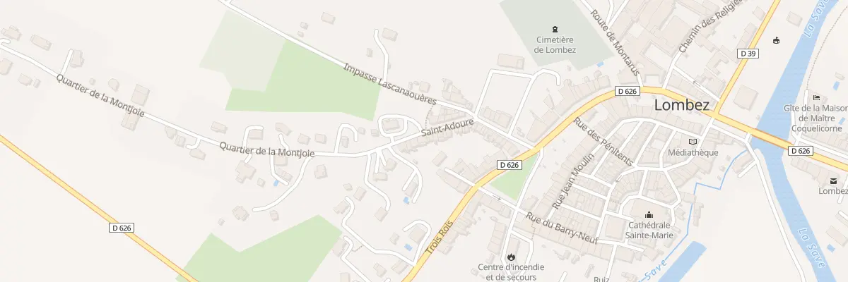 Plan du 27 Rue Saint-Adoure à Lombez