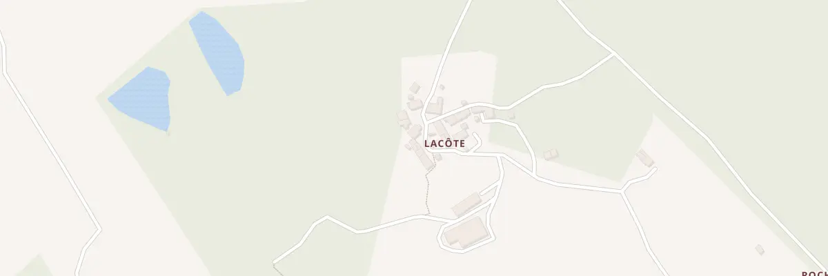 Plan du 33 Vge de la Cote à Dournazac