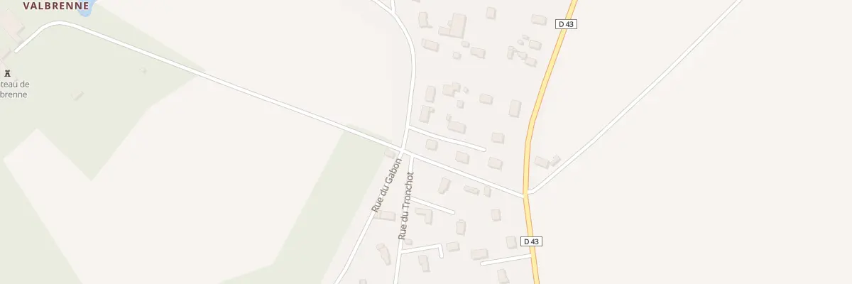 Plan du 2 Rue de Perchène à Neuville-sur-Brenne