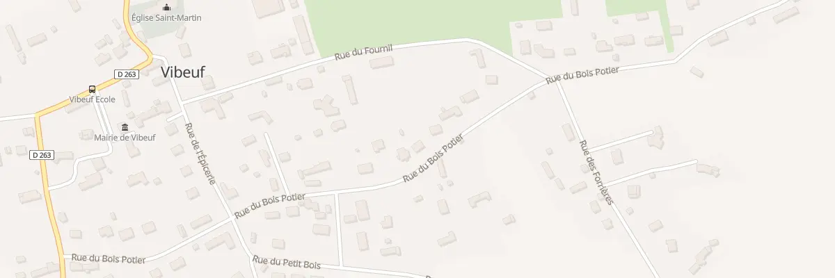 Plan du 417 Rue du Bois Potier à Vibeuf