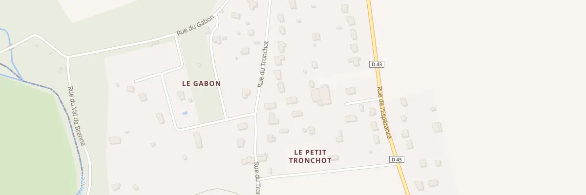 Plan du 21B Rue du Tronchot à Neuville-sur-Brenne