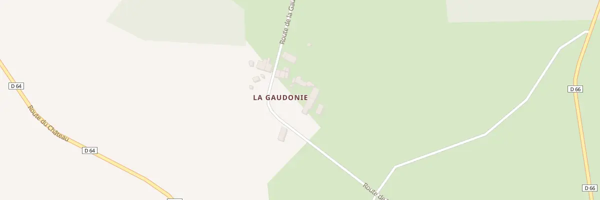 Plan du 12 Rte de la Gaudonie à Dournazac