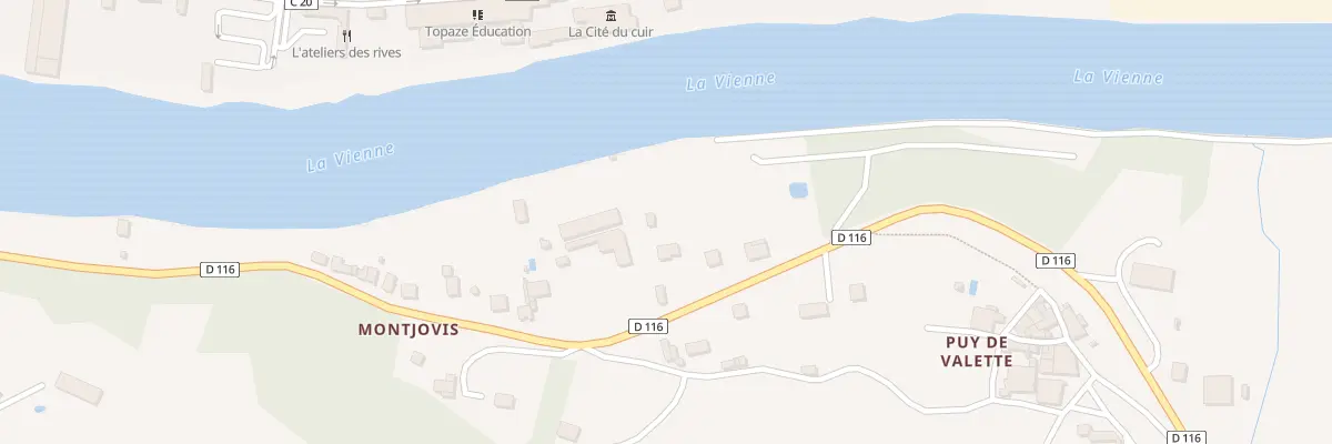 Plan du 29 Rte Saint Martin de Jussac à Saint-Junien
