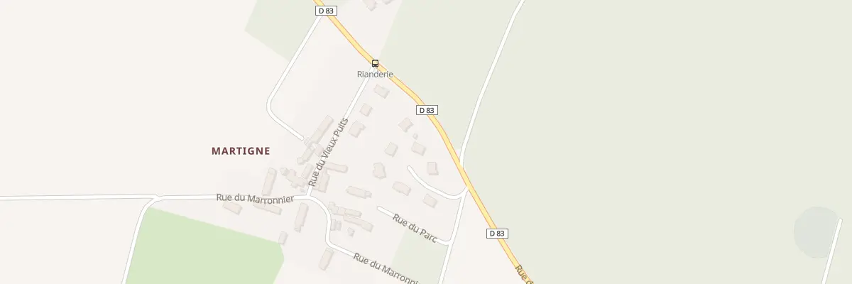 Plan du 4 All de Martigné à Athée-sur-Cher