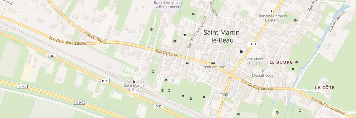 Plan du 39 Rue de Tours à Saint-Martin-le-Beau