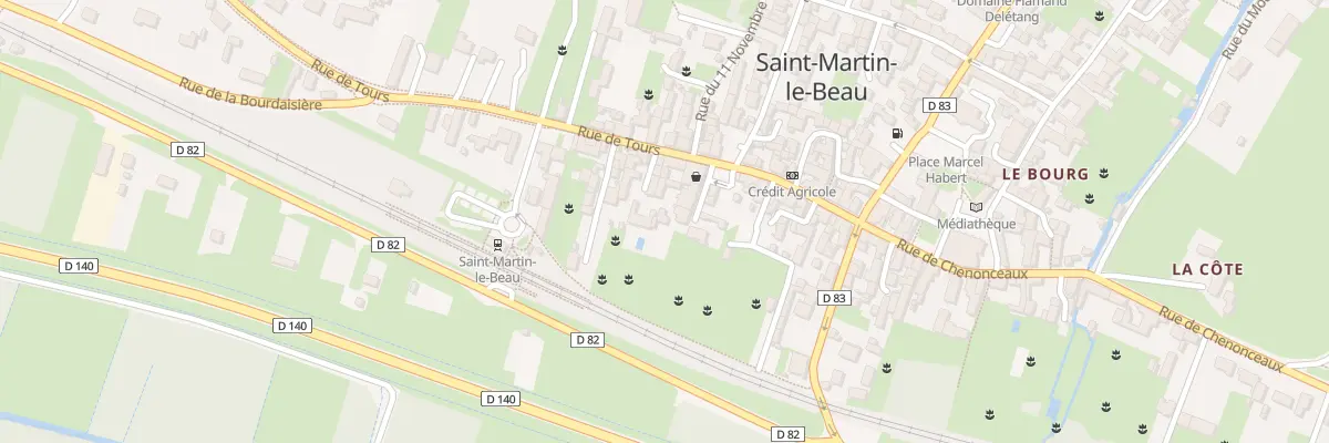 Plan du 29 Rue de Tours à Saint-Martin-le-Beau
