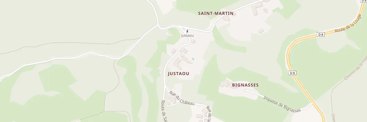 Plan du 22 Justaou à Montoulieu-Saint-Bernard