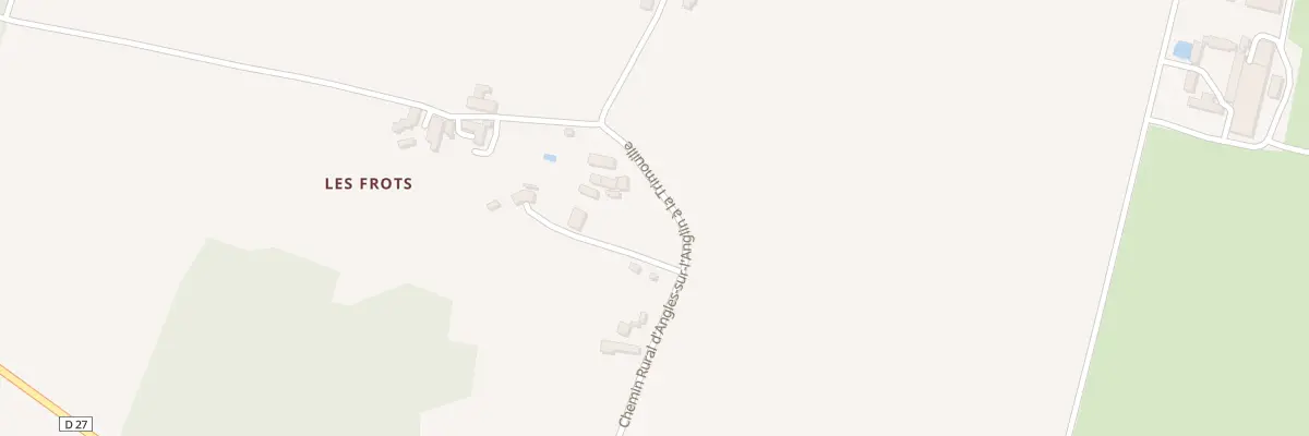 Plan du 7 Les Frots à Mérigny