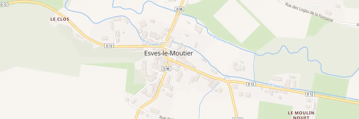 Plan du 2 Rue des Sources à Esves-le-Moutier