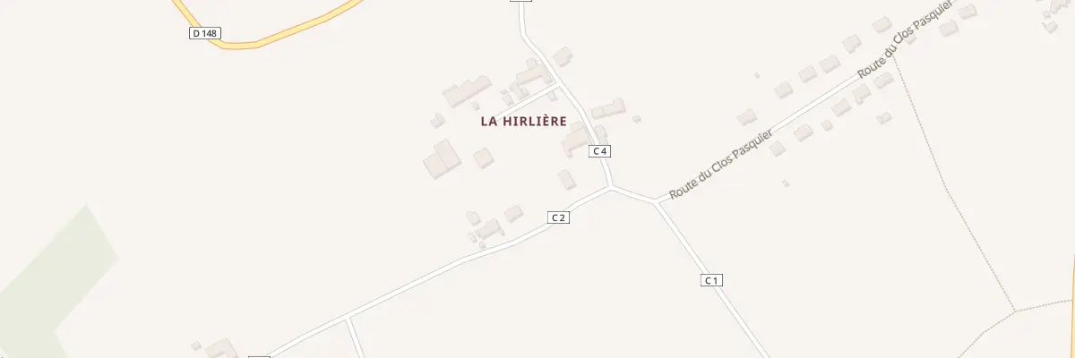 Plan du 326 Rte de la Hirlière à Fortan