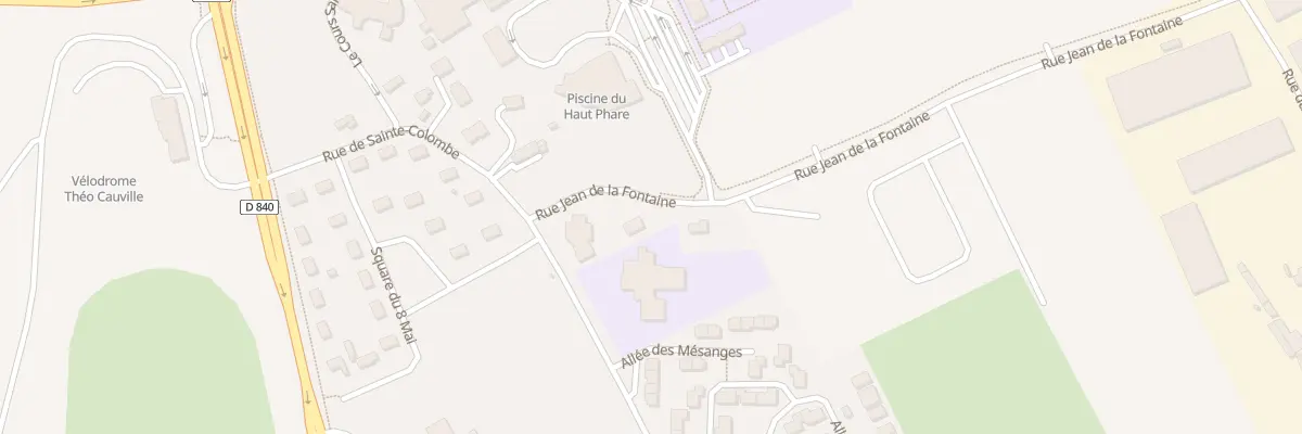 Plan du 9001 Rue du Ressault au Neubourg