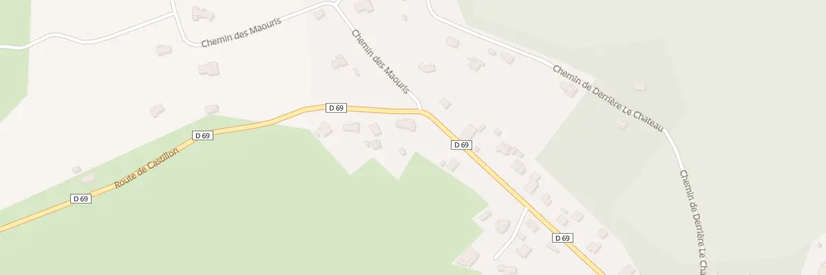 Plan du 1 Rte de Castillon à Lestelle-de-Saint-Martory