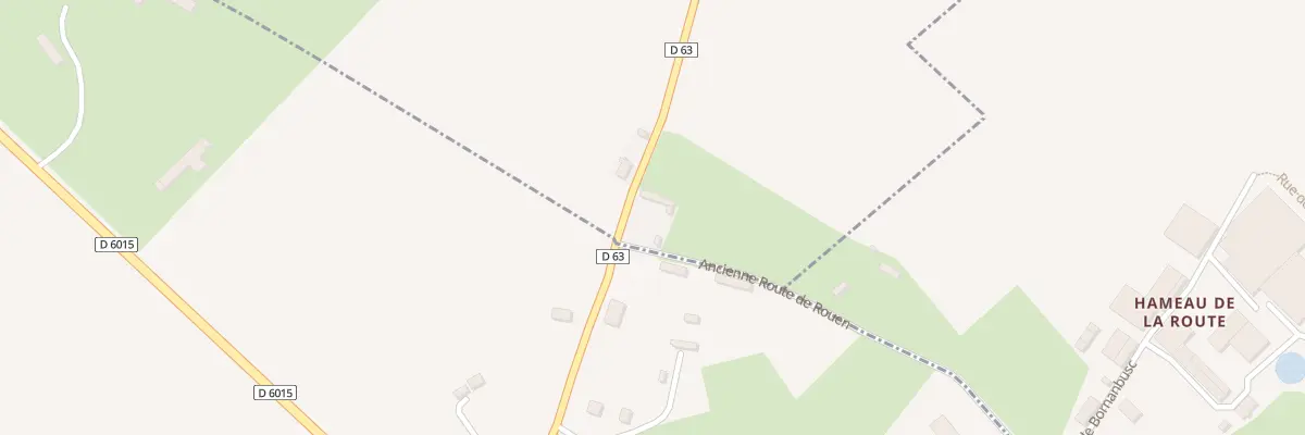 Plan du 302 Rte de la Fosse à Mesnil-Panneville