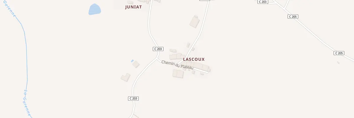 Plan du 3 Che du Plateau à Nouic