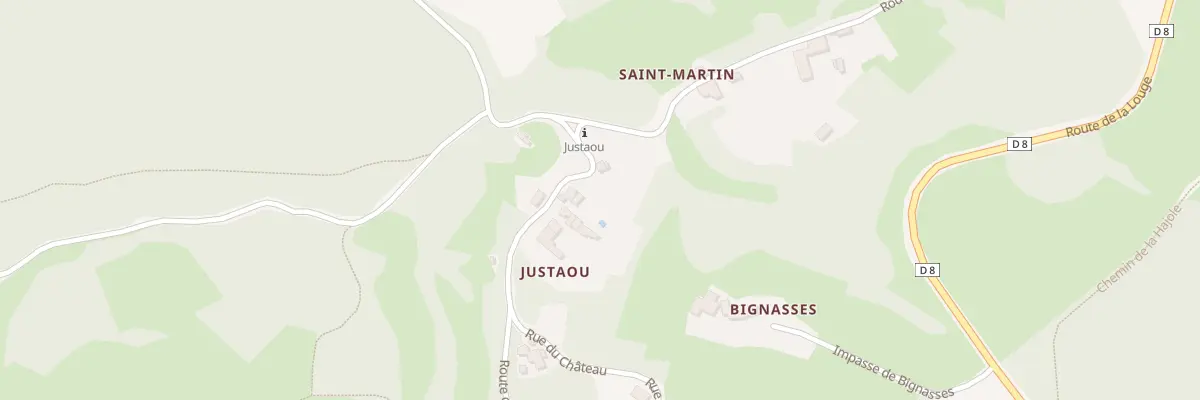 Plan du 23 Justaou à Montoulieu-Saint-Bernard