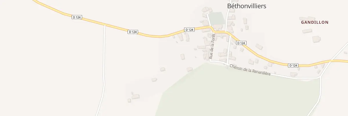 Plan du 4 Che de la Guinetterie à Béthonvilliers