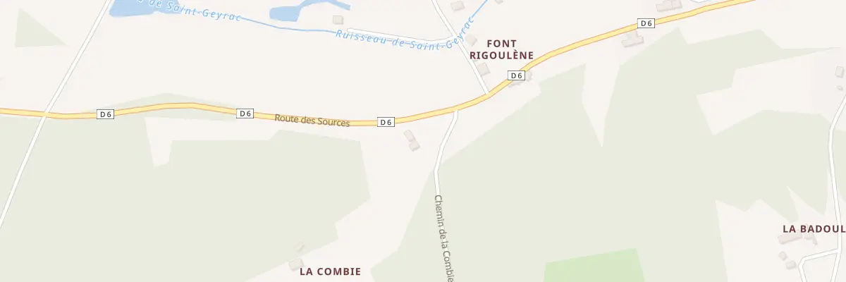 Plan du 24 Monferrier à Saint-Geyrac