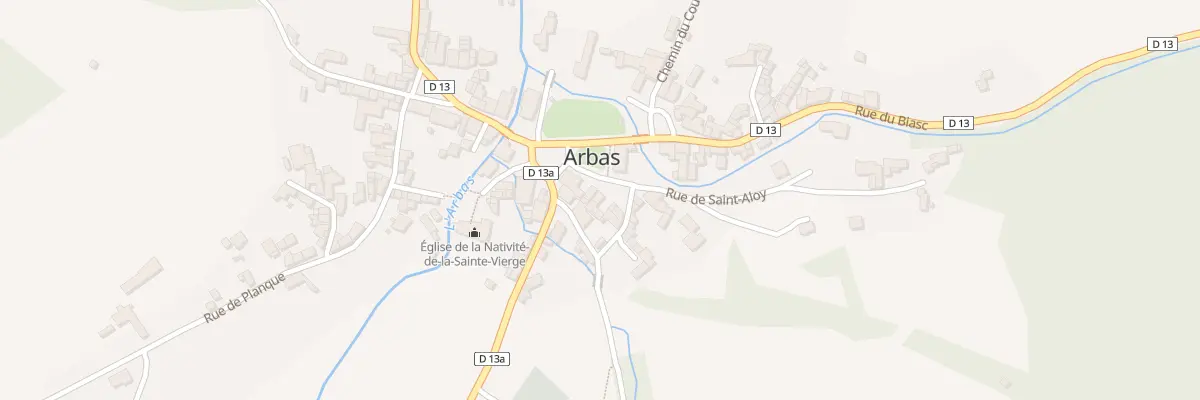 Plan du 58 Le Village à Arbas