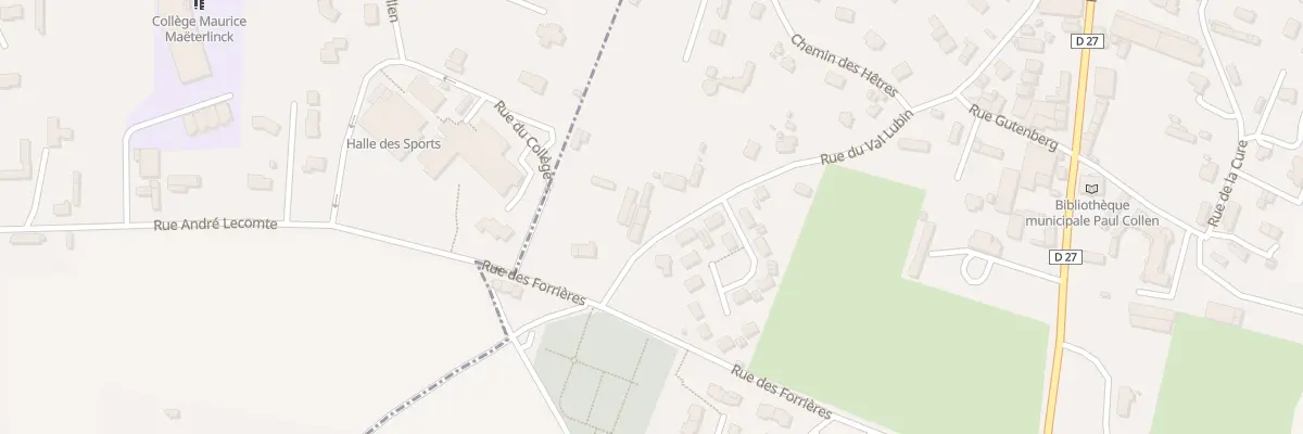 Plan du 40 Rue du Val Lubin à Luneray
