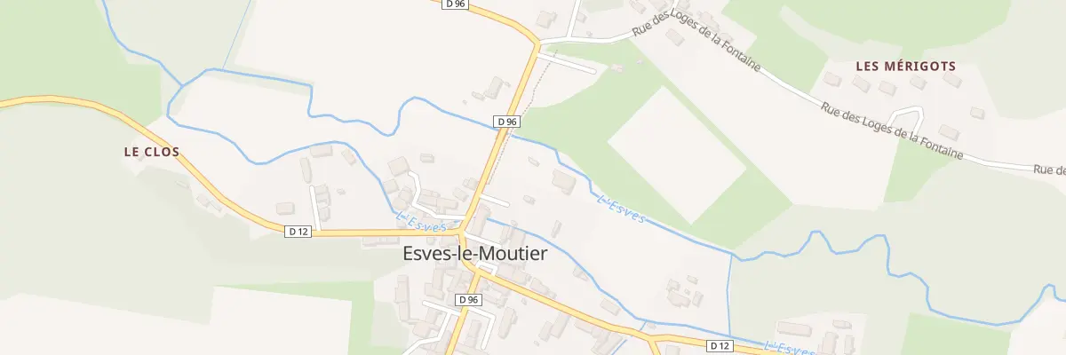 Plan du 3 Rue Alfred de Vigny à Esves-le-Moutier