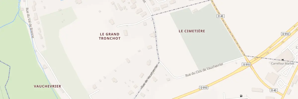 Plan du 46 Rue du Tronchot à Neuville-sur-Brenne