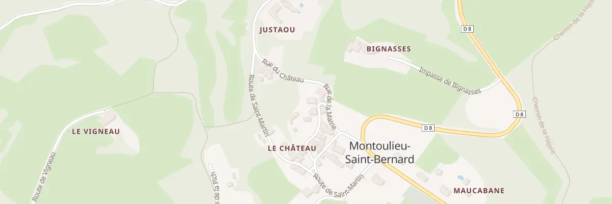 Plan du 3 Chateau à Montoulieu-Saint-Bernard