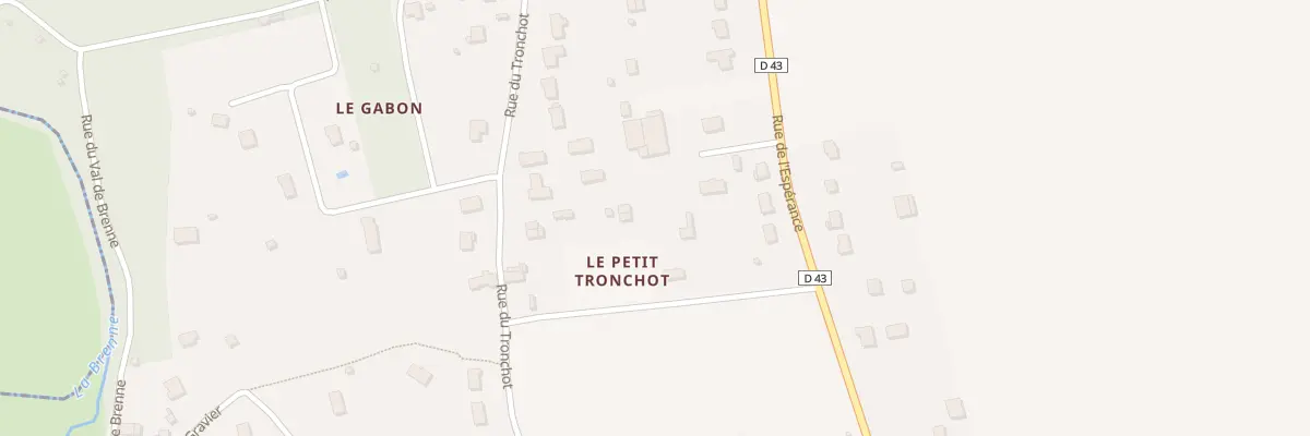 Plan du 23 Rue du Tronchot à Neuville-sur-Brenne