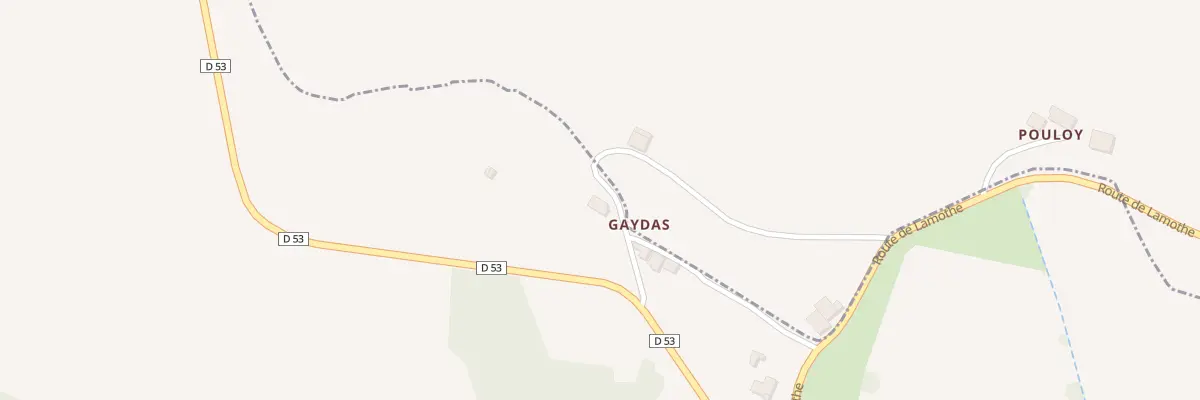 Plan du 5002 Belines à Glatens