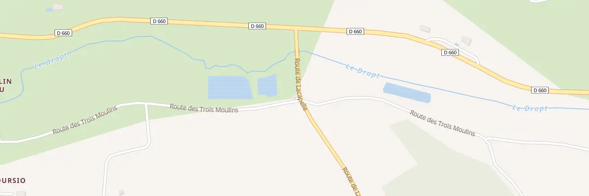 Plan du 45A Moulin du Faud à Beaumontois en Périgord