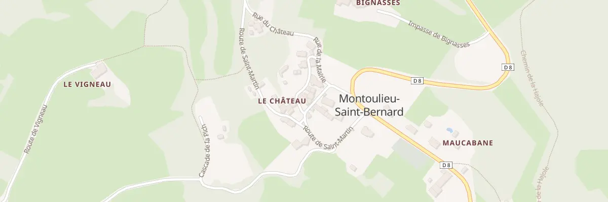 Plan du 10 Le Chateau à Montoulieu-Saint-Bernard