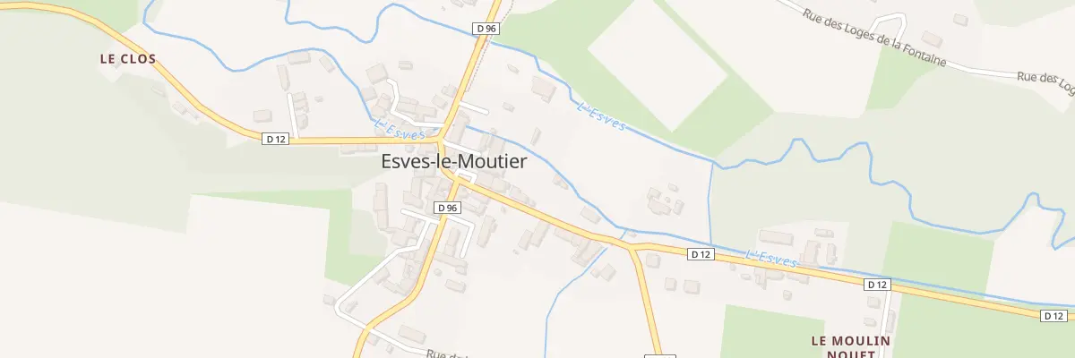 Plan du 8 Rue des Sources à Esves-le-Moutier
