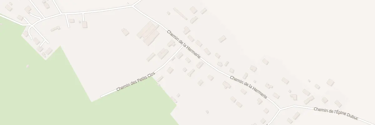 Plan du 239 Che de la Hermerie à Bosroumois