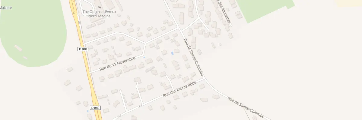 Plan du 14 Rue de Sainte Colombe au Neubourg