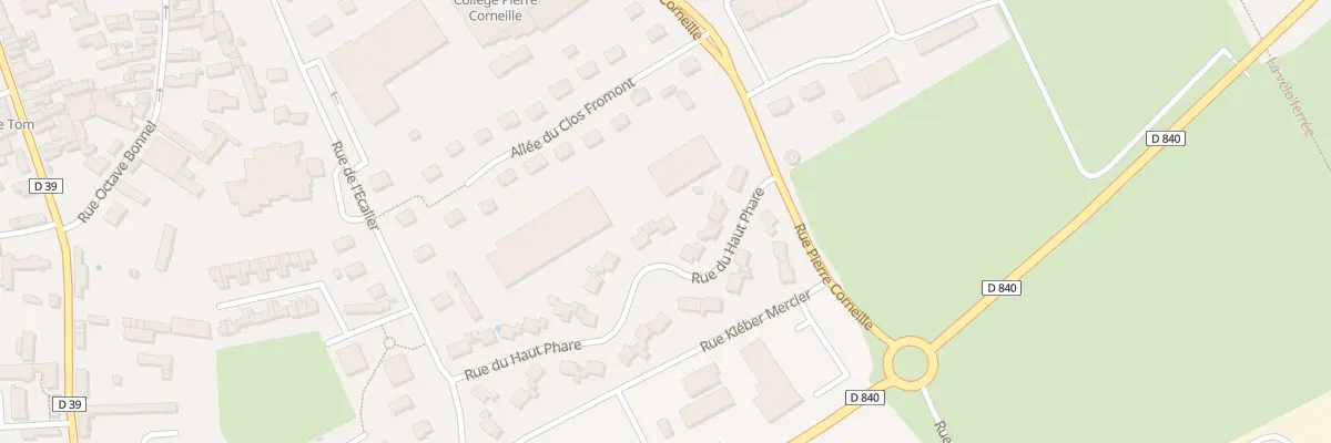 Plan du 10 Rue du Haut Phare au Neubourg