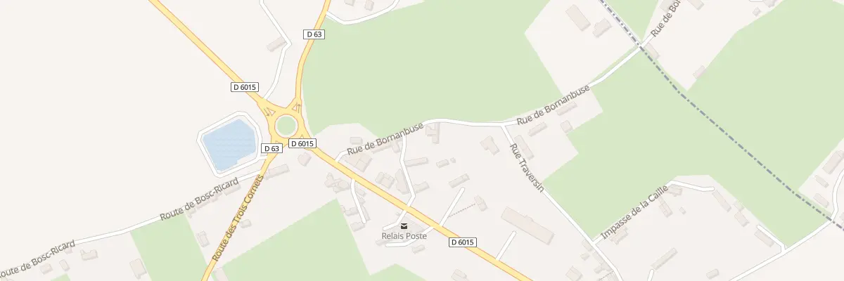 Plan du 80 Rue Bornambusc à Bouville