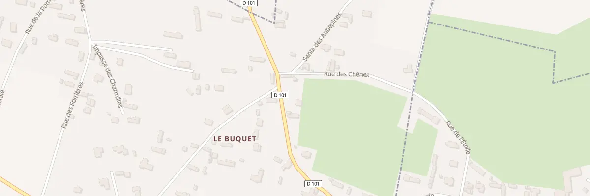 Plan du 10 Rue de la Hêtraie à La Gaillarde