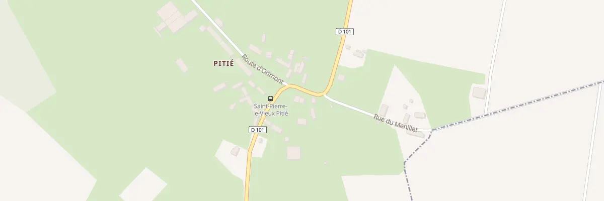 Plan du 6 Rte de la Mer à Saint-Pierre-le-Vieux