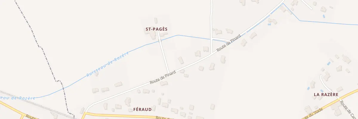 Plan du 1264 Rte de Pinard à Goudourville