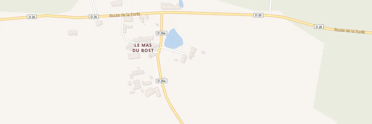 Plan du 5306 Le Mas du Bost à Saint-Bonnet-de-Bellac