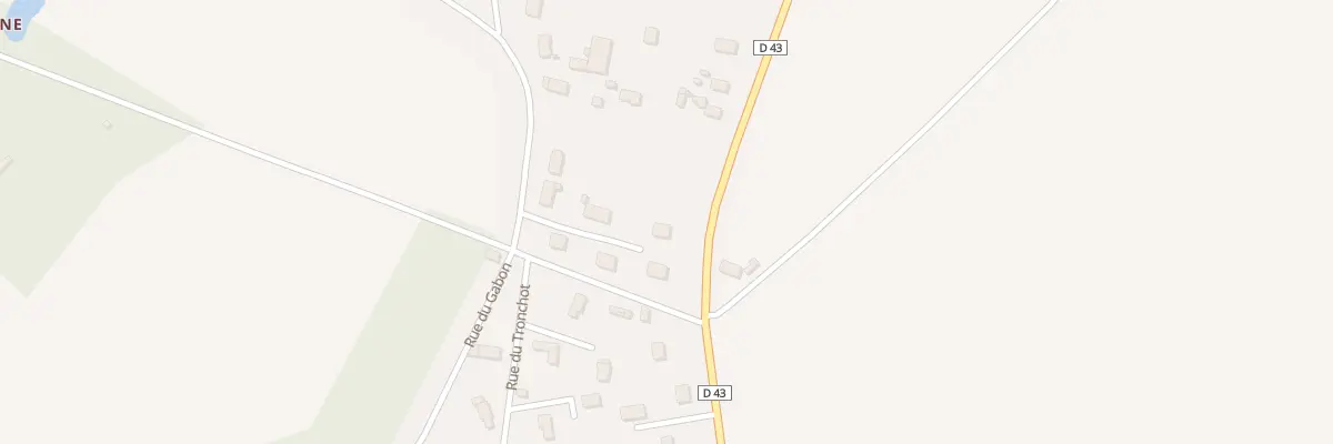 Plan du 8 Rue de Perchène à Neuville-sur-Brenne