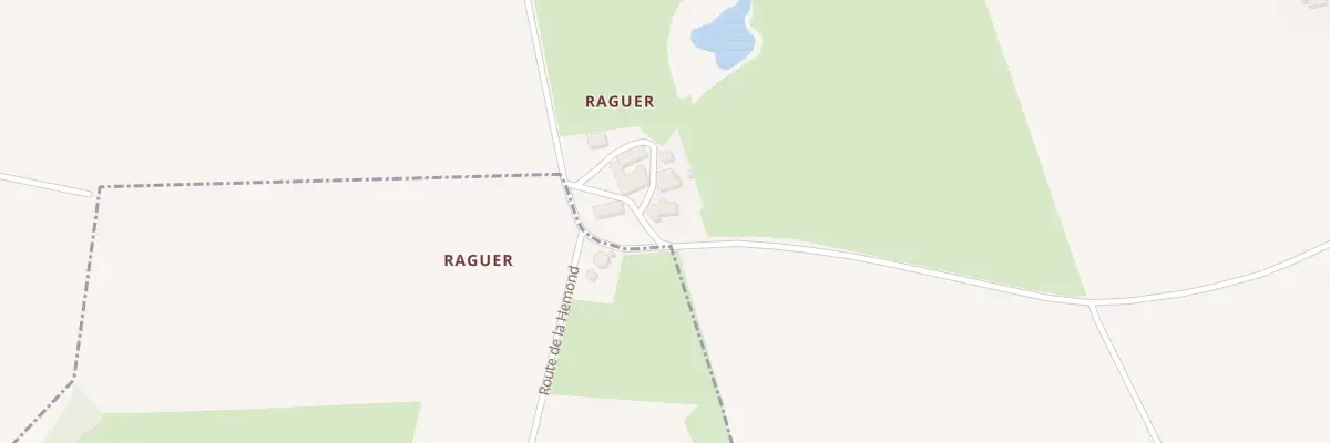 Plan du 2 Raguer à Auzouer-en-Touraine