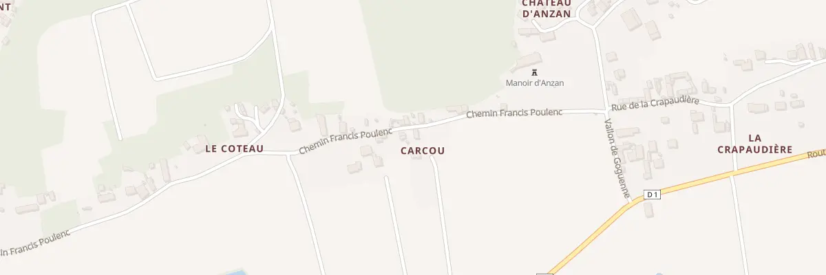 Plan du 550 Che Francis Poulenc à Noizay