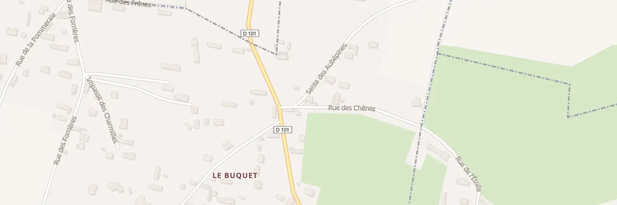 Plan du 2 Sen des Aubepines à La Gaillarde