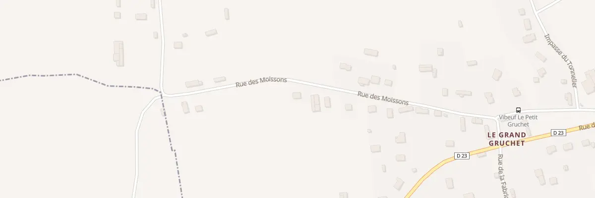 Plan du 1600 Rue des Moissons à Vibeuf