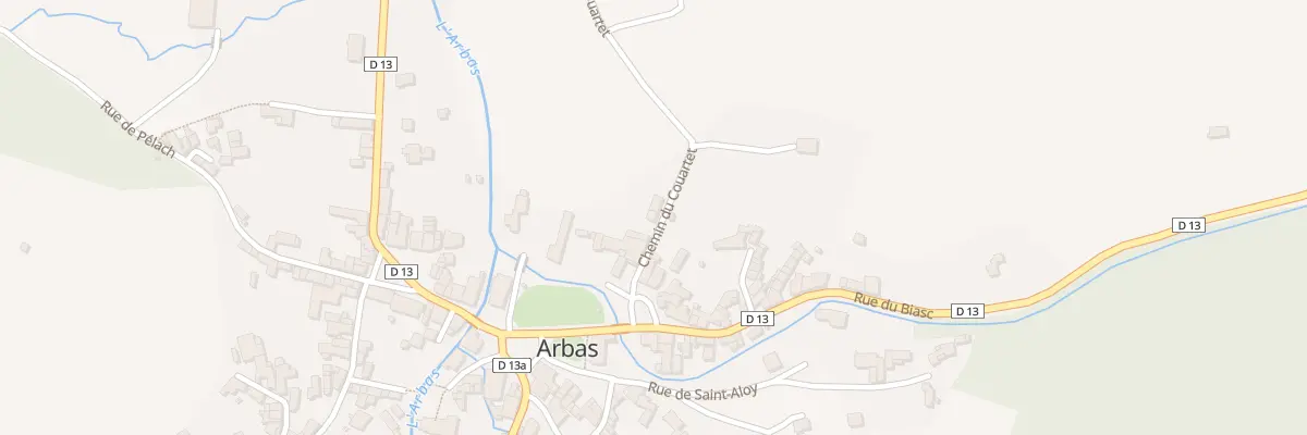 Plan du 37 Le Village à Arbas