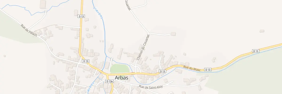 Plan du 36 Le Village à Arbas